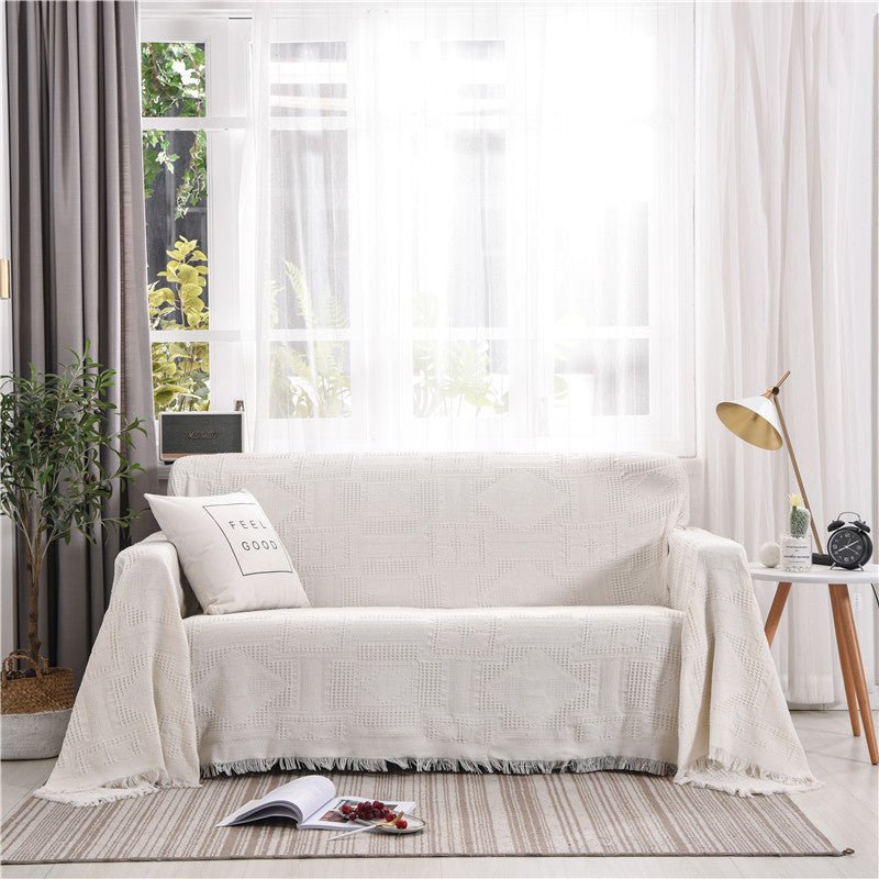 Housse de canapé nordique simple, serviette intégrale universelle pour canapé modulable - IVOIRART.COM