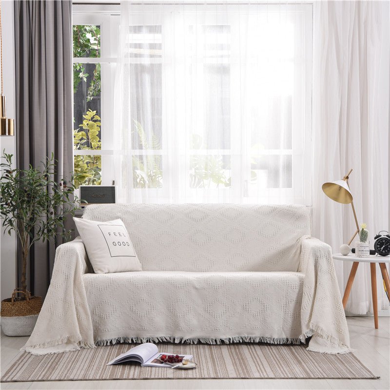 Housse de canapé nordique simple, serviette intégrale universelle pour canapé modulable - IVOIRART.COM