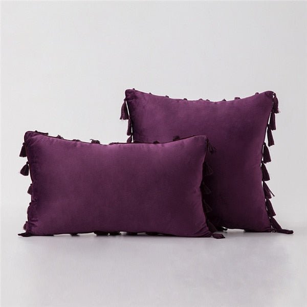 Housse de coussin de canapé en velours somptueux, élégance et confort - IVOIRART.COM