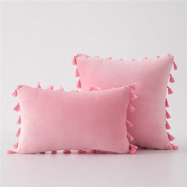 Housse de coussin de canapé en velours somptueux, élégance et confort - IVOIRART.COM