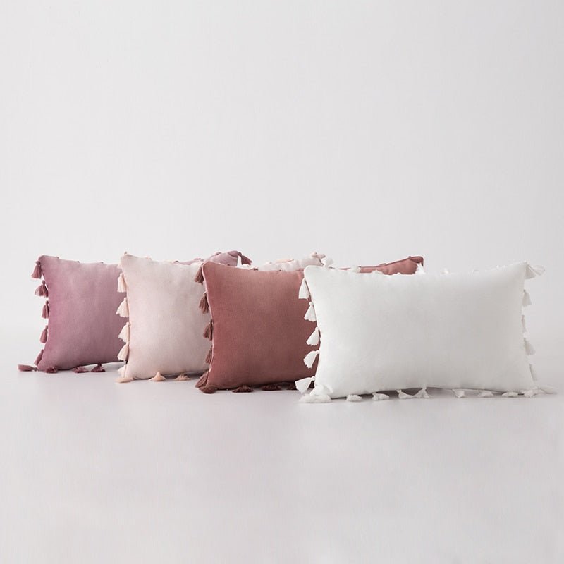Housse de coussin de canapé en velours somptueux, élégance et confort - IVOIRART.COM