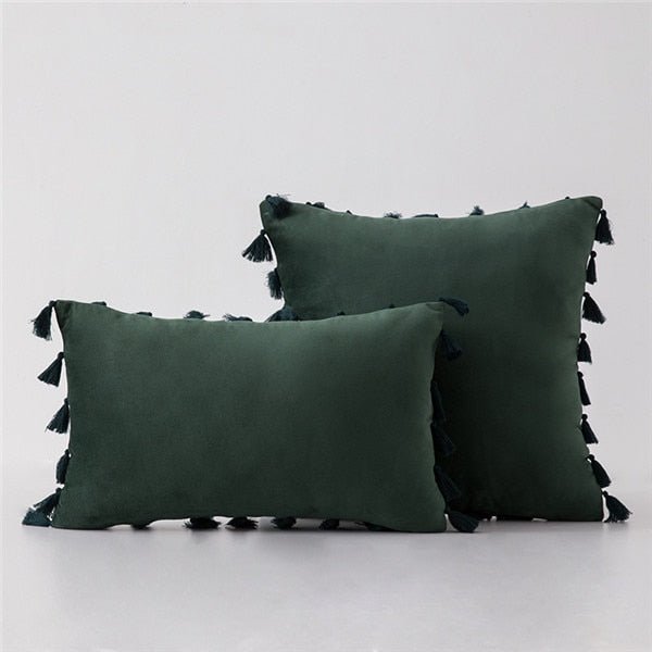 Housse de coussin de canapé en velours somptueux, élégance et confort - IVOIRART.COM
