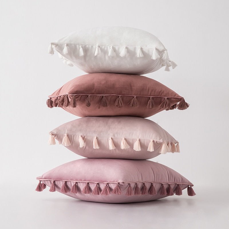 Housse de coussin de canapé en velours somptueux, élégance et confort - IVOIRART.COM
