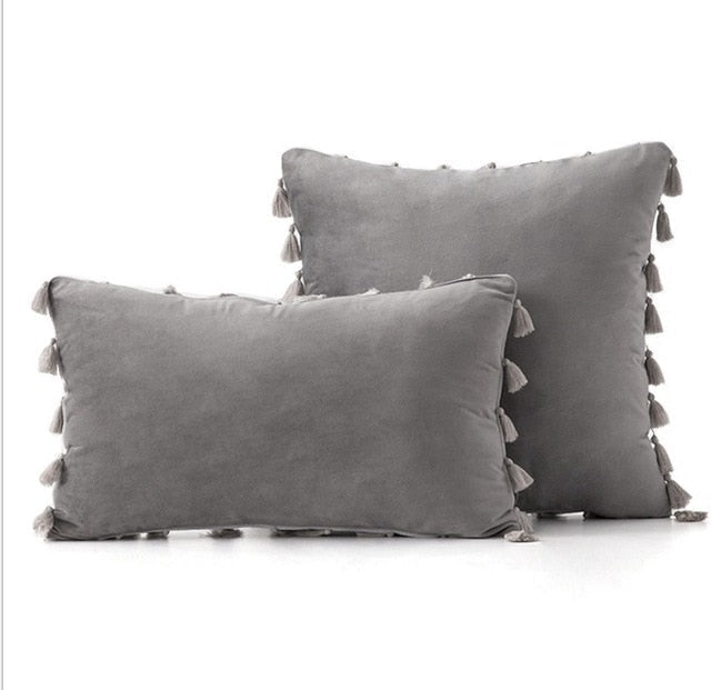 Housse de coussin de canapé en velours somptueux, élégance et confort - IVOIRART.COM