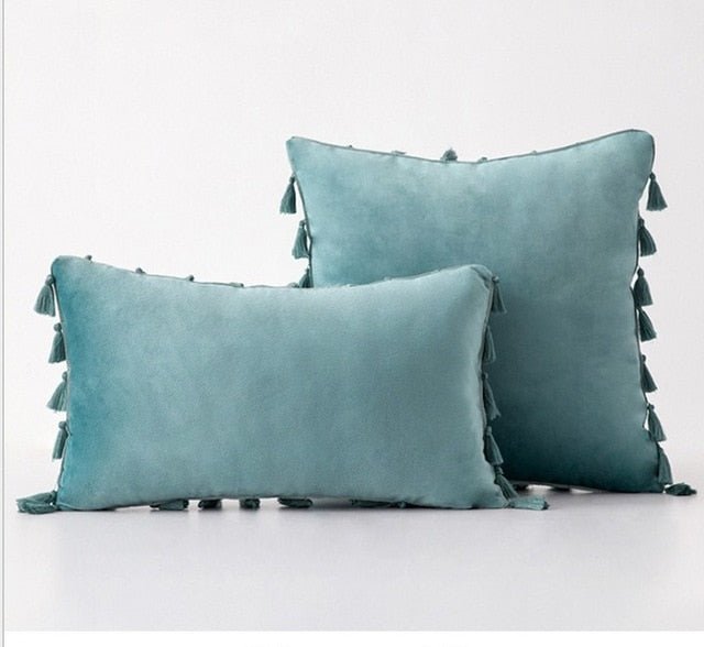 Housse de coussin de canapé en velours somptueux, élégance et confort - IVOIRART.COM