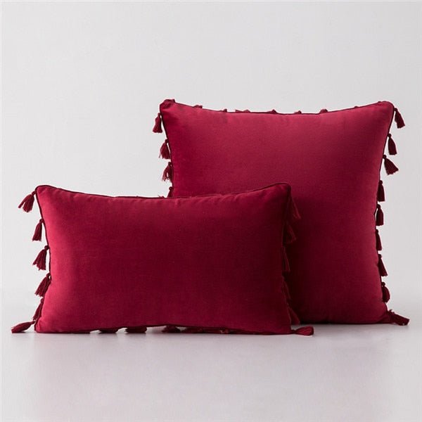Housse de coussin de canapé en velours somptueux, élégance et confort - IVOIRART.COM