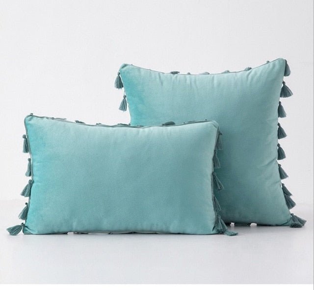 Housse de coussin de canapé en velours somptueux, élégance et confort - IVOIRART.COM