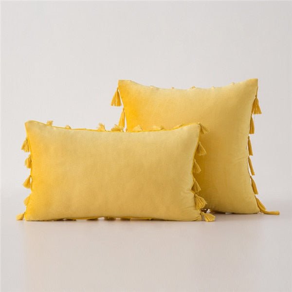 Housse de coussin de canapé en velours somptueux, élégance et confort - IVOIRART.COM