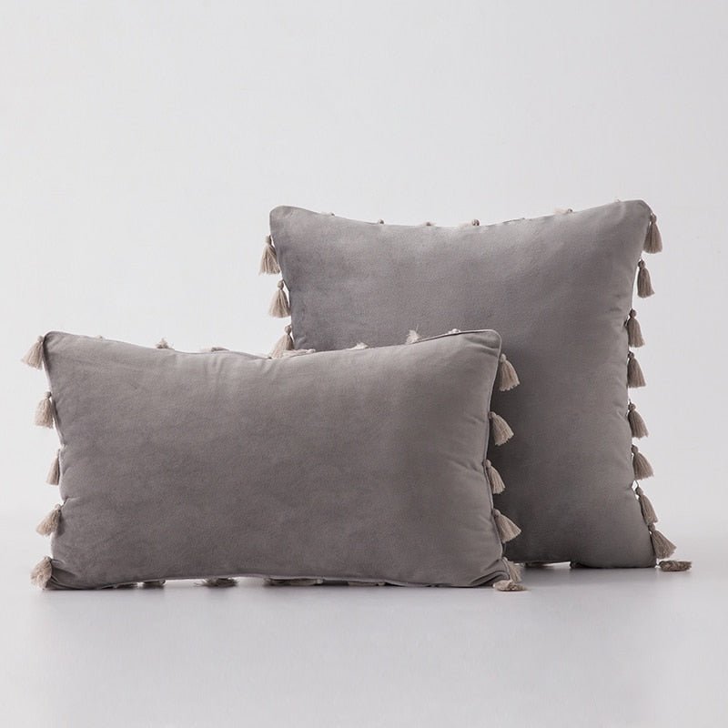 Housse de coussin de canapé en velours somptueux, élégance et confort - IVOIRART.COM