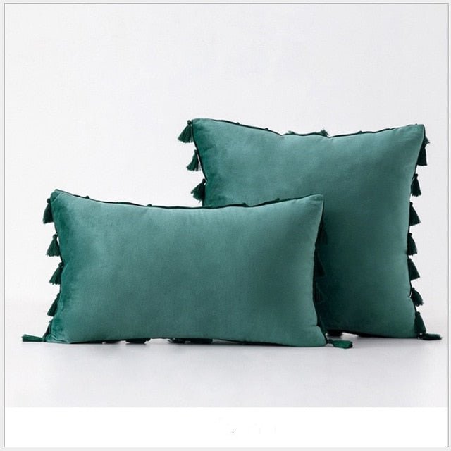 Housse de coussin de canapé en velours somptueux, élégance et confort - IVOIRART.COM