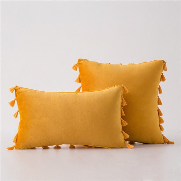 Housse de coussin de canapé en velours somptueux, élégance et confort - IVOIRART.COM