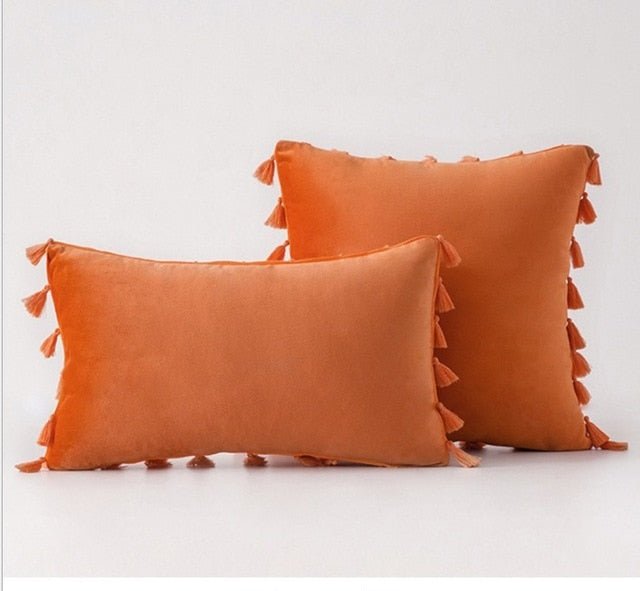 Housse de coussin de canapé en velours somptueux, élégance et confort - IVOIRART.COM