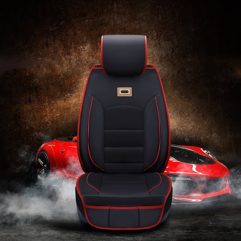 Housse de coussin pour siège auto en cuir avec garnissage coton cinq places personnalisable - IVOIRART.COM
