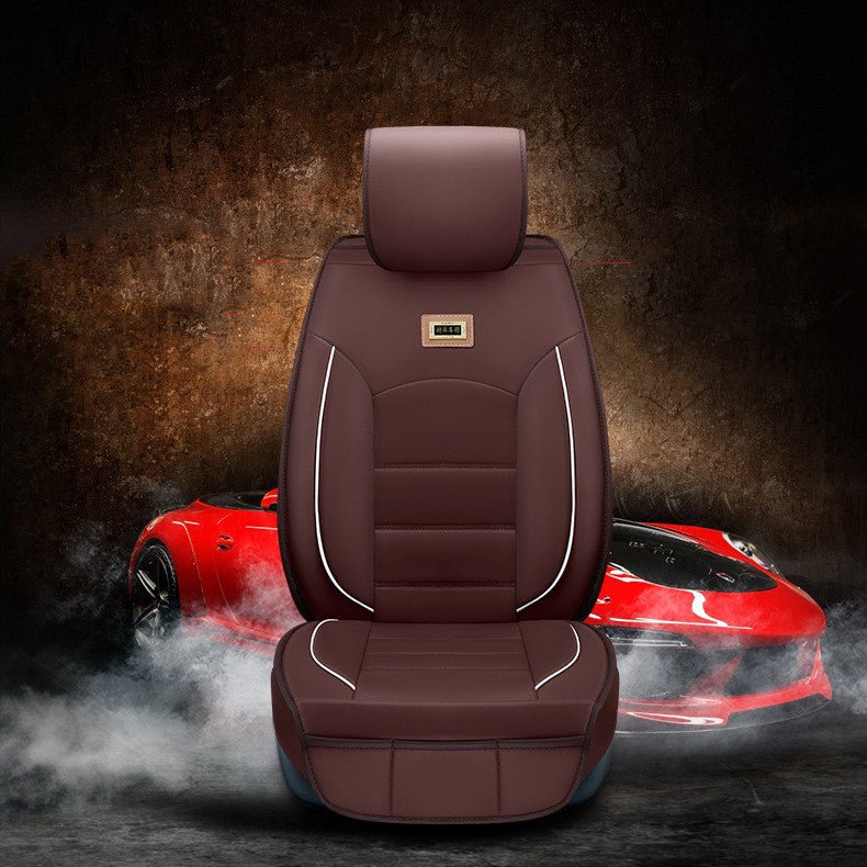 Housse de coussin pour siège auto en cuir avec garnissage coton cinq places personnalisable - IVOIRART.COM