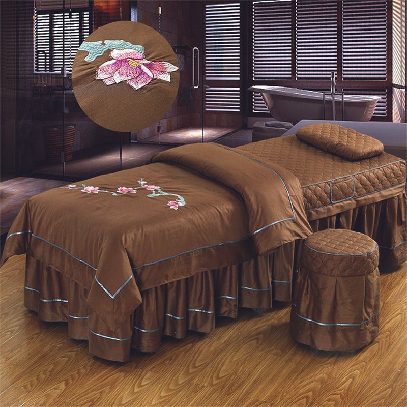 Housse de lit salon Beauté en coton 180x230 cm - Tissu sergé, style casual doux! - IVOIRART.COM