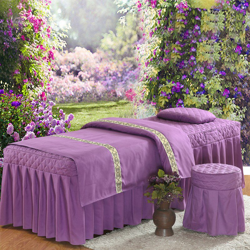 Housse de lit salon Beauté en coton 180x230 cm - Tissu sergé, style casual doux! - IVOIRART.COM