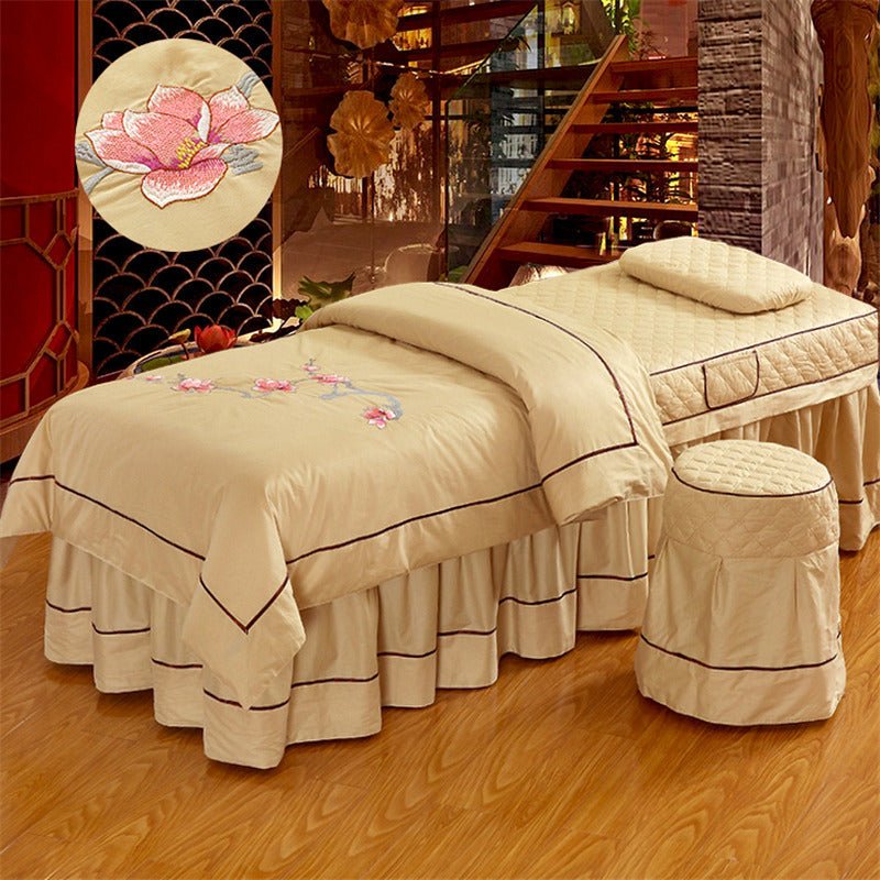 Housse de lit salon Beauté en coton 180x230 cm - Tissu sergé, style casual doux! - IVOIRART.COM