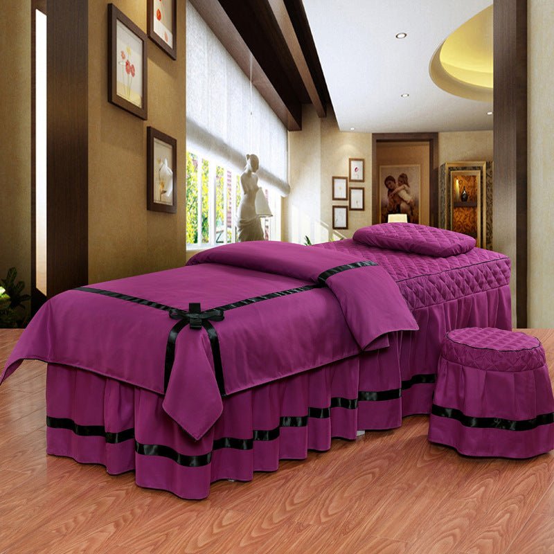 Housse de lit salon Beauté en coton 180x230 cm - Tissu sergé, style casual doux! - IVOIRART.COM