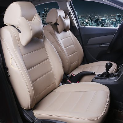 Housse de siège voiture en cuir pour toutes saisons - Élégance et confort durable - IVOIRART.COM