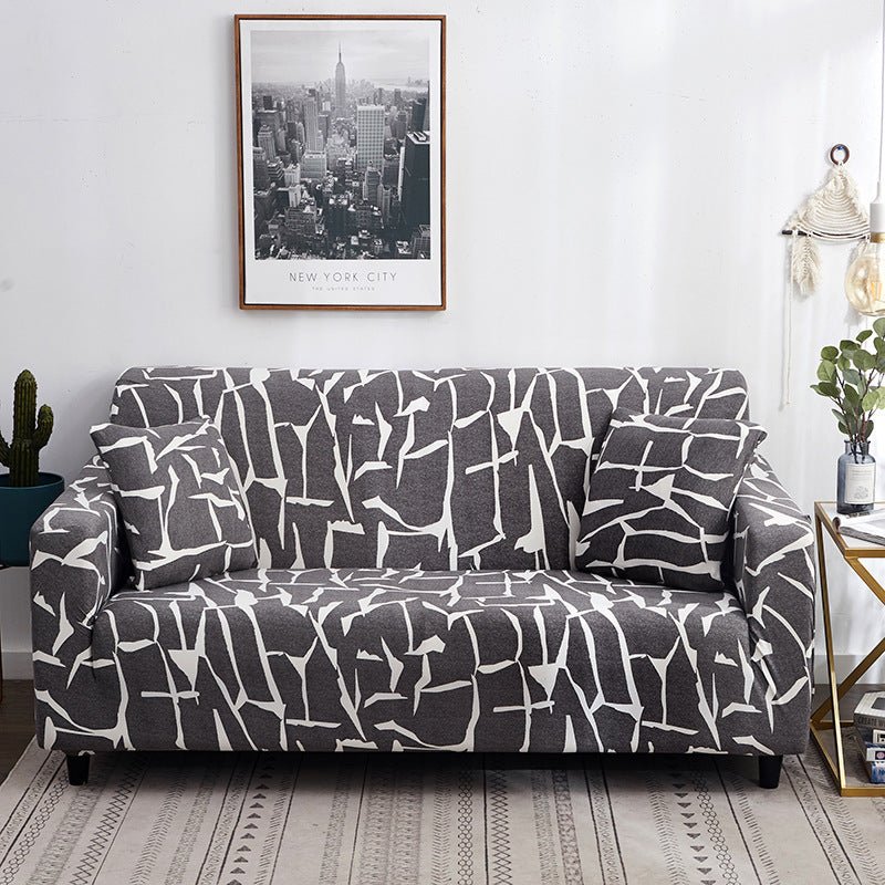 Housse élastique intégrale en tissu pour canapé, couvrant entièrement le meuble - IVOIRART.COM