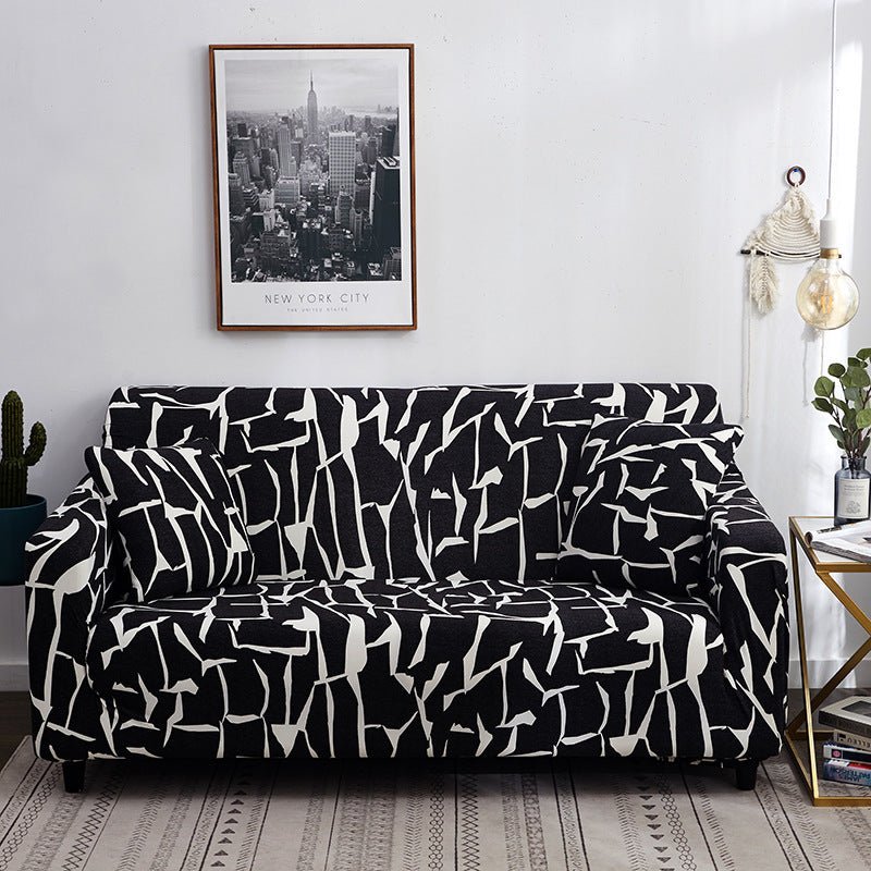 Housse élastique intégrale en tissu pour canapé, couvrant entièrement le meuble - IVOIRART.COM