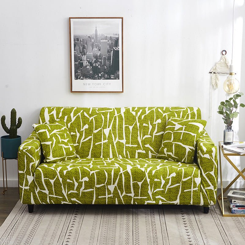 Housse élastique intégrale en tissu pour canapé, couvrant entièrement le meuble - IVOIRART.COM