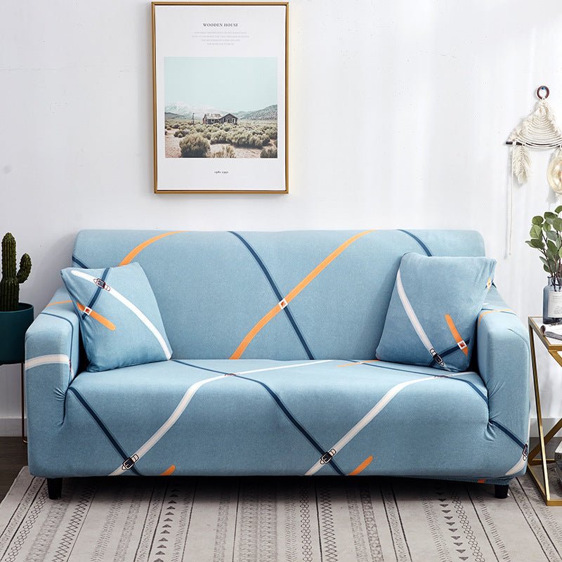 Housse élastique intégrale en tissu pour canapé, couvrant entièrement le meuble - IVOIRART.COM
