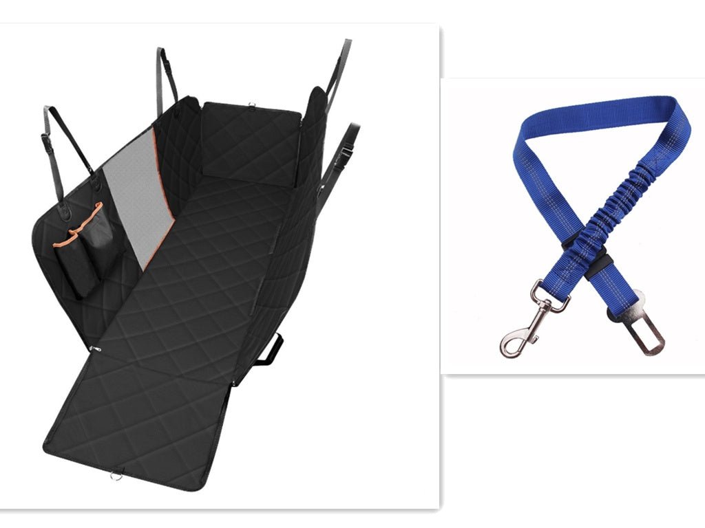 Housse Protectrice avec Maille pour Siège Arrière Voiture Chien, Sécurité Confort Voyage - IVOIRART.COM