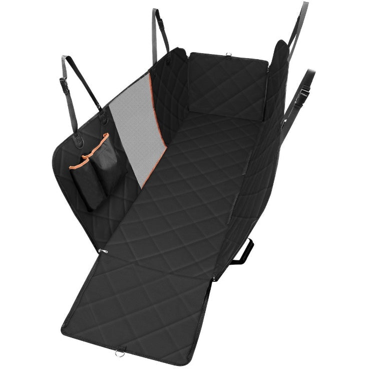 Housse Protectrice avec Maille pour Siège Arrière Voiture Chien, Sécurité Confort Voyage - IVOIRART.COM