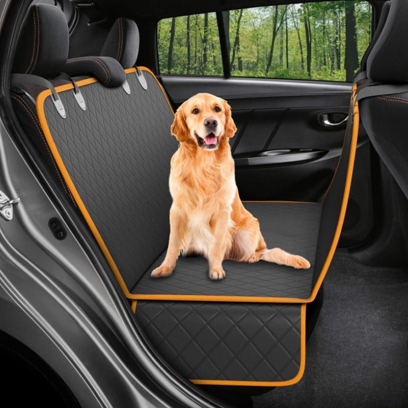 Housse Protectrice avec Maille pour Siège Arrière Voiture Chien, Sécurité Confort Voyage - IVOIRART.COM