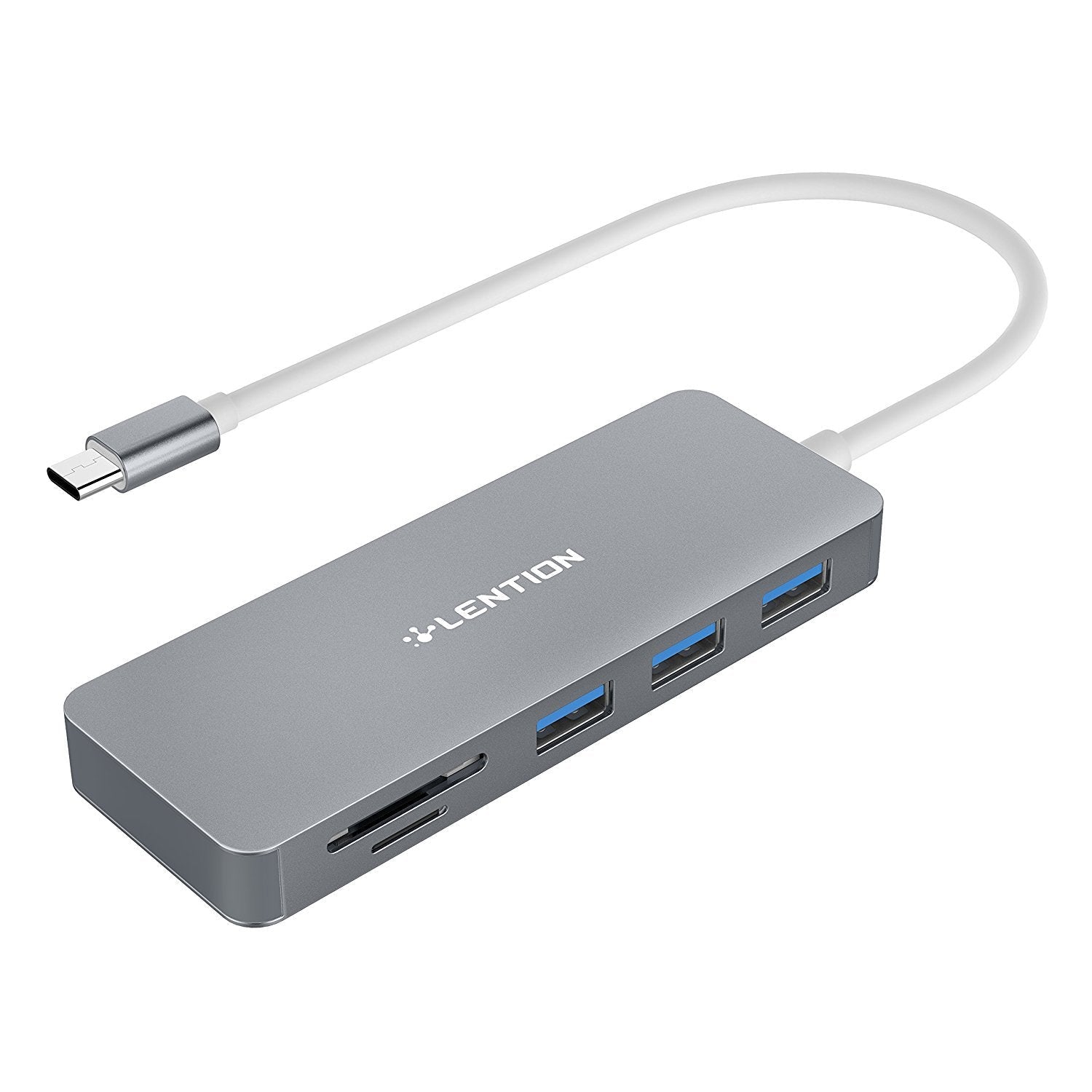 Hub multifonction USB 3.0 avec lecteur de cartes SD et TF, 3 ports USB 3.0 - IVOIRART.COM