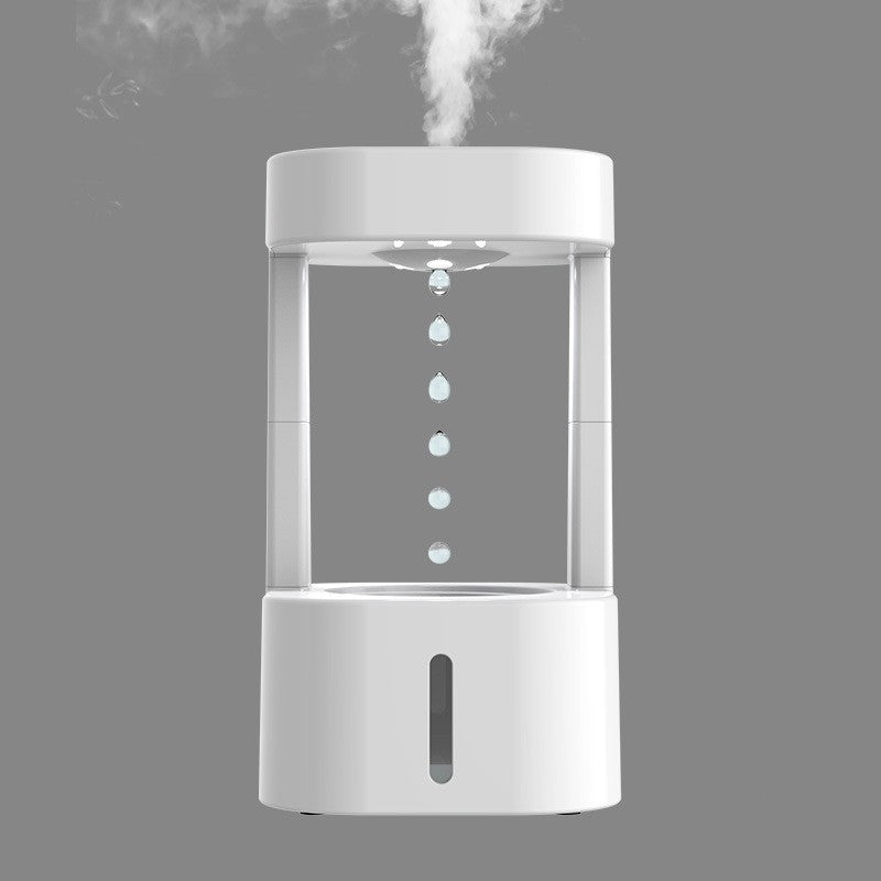 Humidificateur d'air innovant anti-gravité goutte d'eau, silencieux, 580ML - IVOIRART.COM