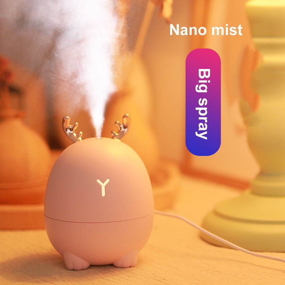 Humidificateur USB mignon en forme de cerf et lapin pour un air purifié - IVOIRART.COM