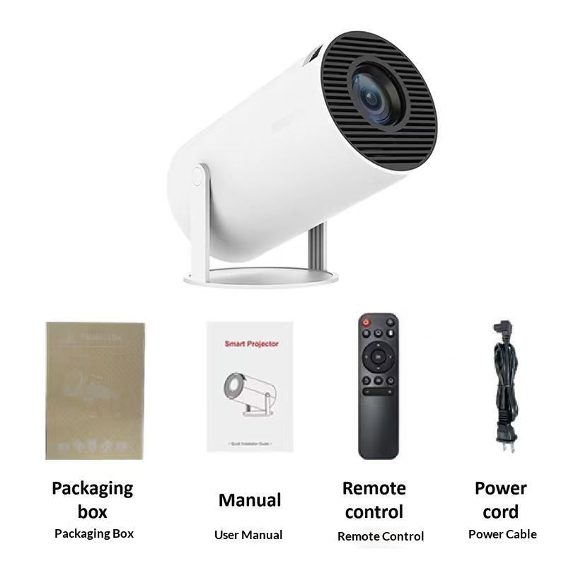 HY300 Mini Projecteur Intelligent Home - 720p, 37W, Compact et Lumineux Nomade + - IVOIRART.COM