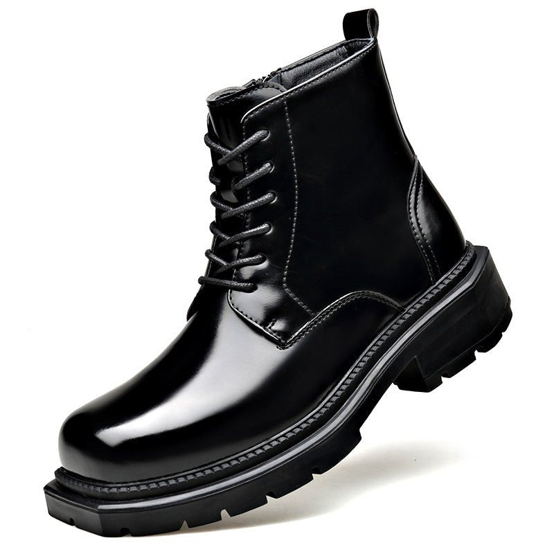 Insulated Boots With A Side Zipper Feature A Thick Sole - IVOIRART.COM