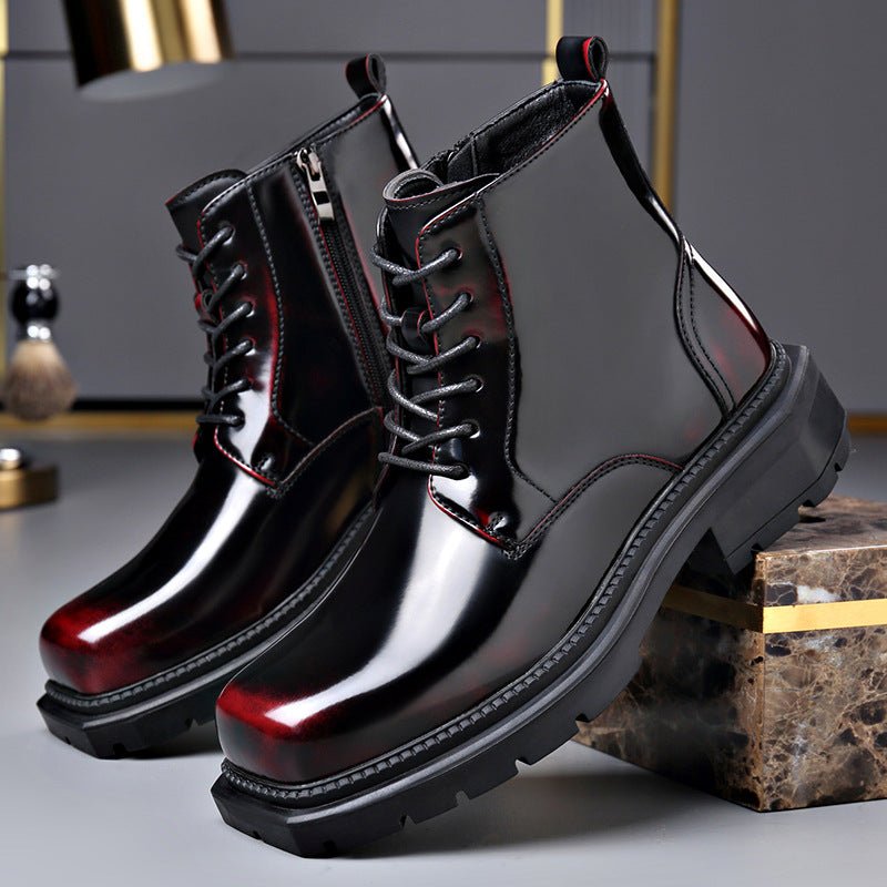 Insulated Boots With A Side Zipper Feature A Thick Sole - IVOIRART.COM