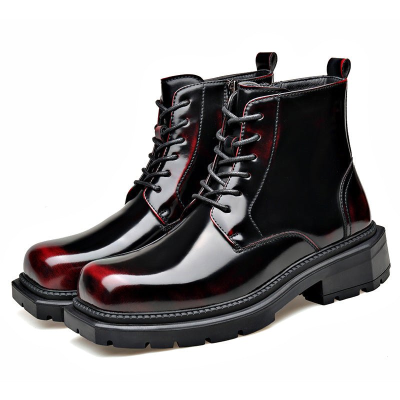 Insulated Boots With A Side Zipper Feature A Thick Sole - IVOIRART.COM