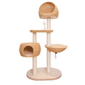 Integrated Multi Layer Solid Wood Cat Tree - IVOIRART.COM