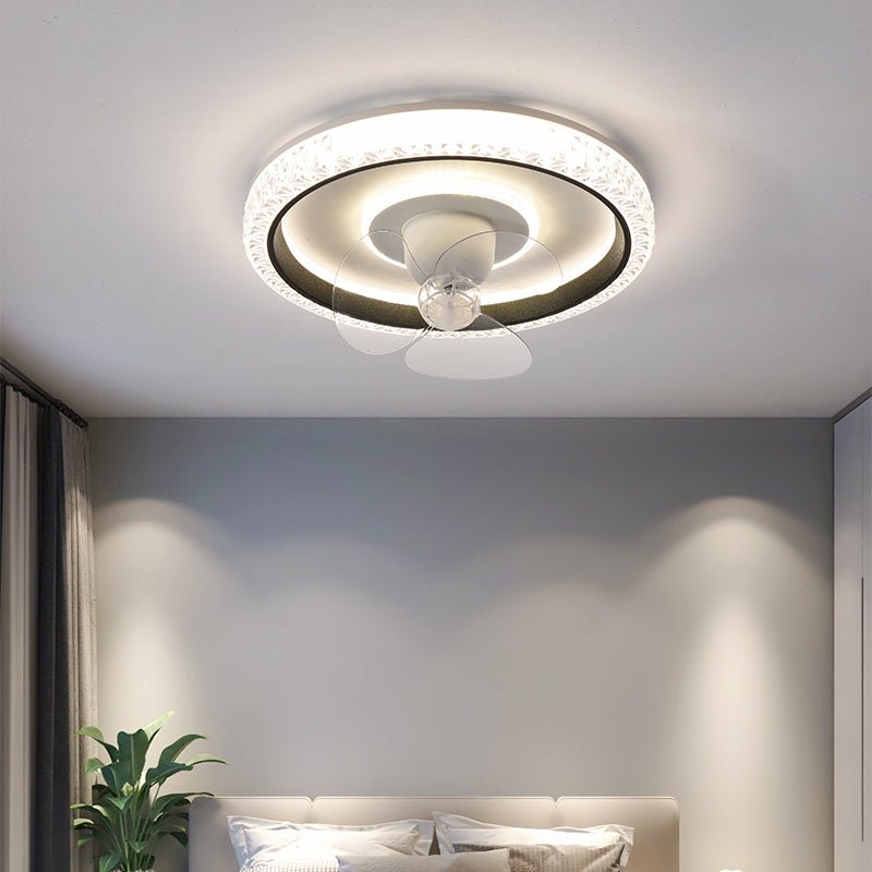 Intelligent Frequency Conversion Household Integrated Electric Fan Lamp - LED v2 - IVOIRART.COM