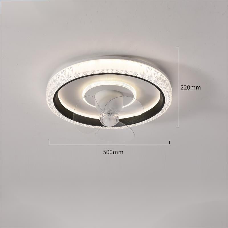 Intelligent Frequency Conversion Household Integrated Electric Fan Lamp - LED v2 - IVOIRART.COM