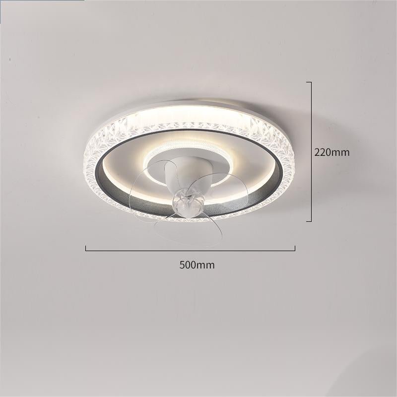 Intelligent Frequency Conversion Household Integrated Electric Fan Lamp - LED v2 - IVOIRART.COM