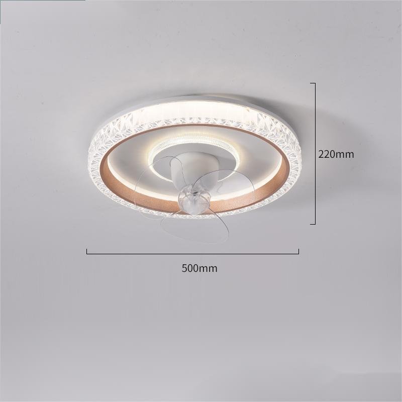 Intelligent Frequency Conversion Household Integrated Electric Fan Lamp - LED v2 - IVOIRART.COM