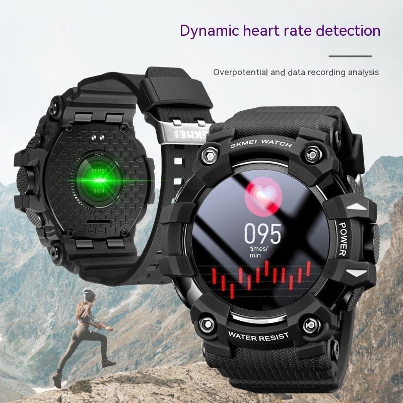 Intelligent Waterproof Student Double Luminous Men's Water-proof Watch - IVOIRART.COM