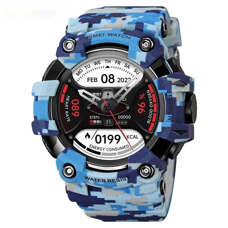 Intelligent Waterproof Student Double Luminous Men's Water-proof Watch - IVOIRART.COM
