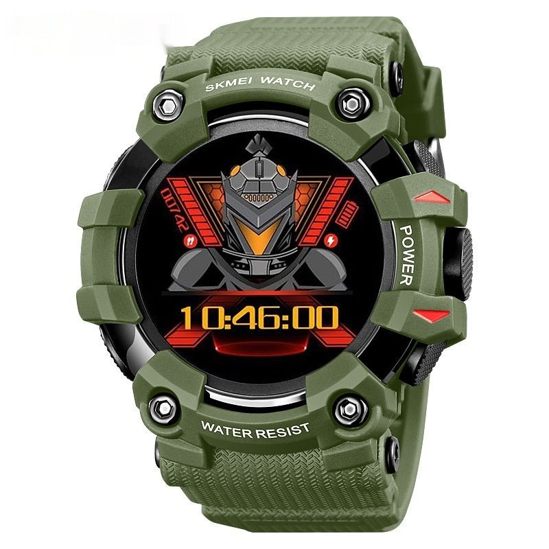 Intelligent Waterproof Student Double Luminous Men's Water-proof Watch - IVOIRART.COM