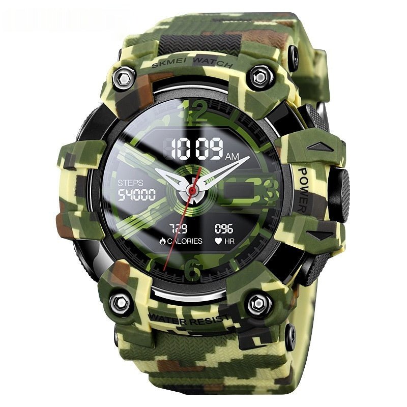Intelligent Waterproof Student Double Luminous Men's Water-proof Watch - IVOIRART.COM