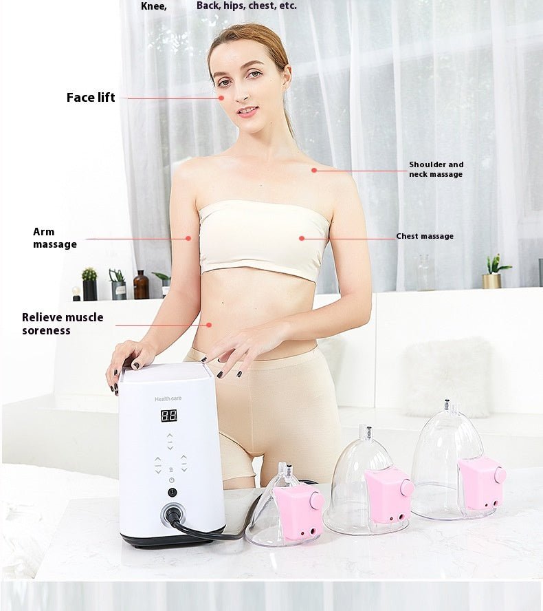 Internal Negative Pressure Health Care Scraping Cupping Electric Physiotherapy Instrument - IVOIRART.COM