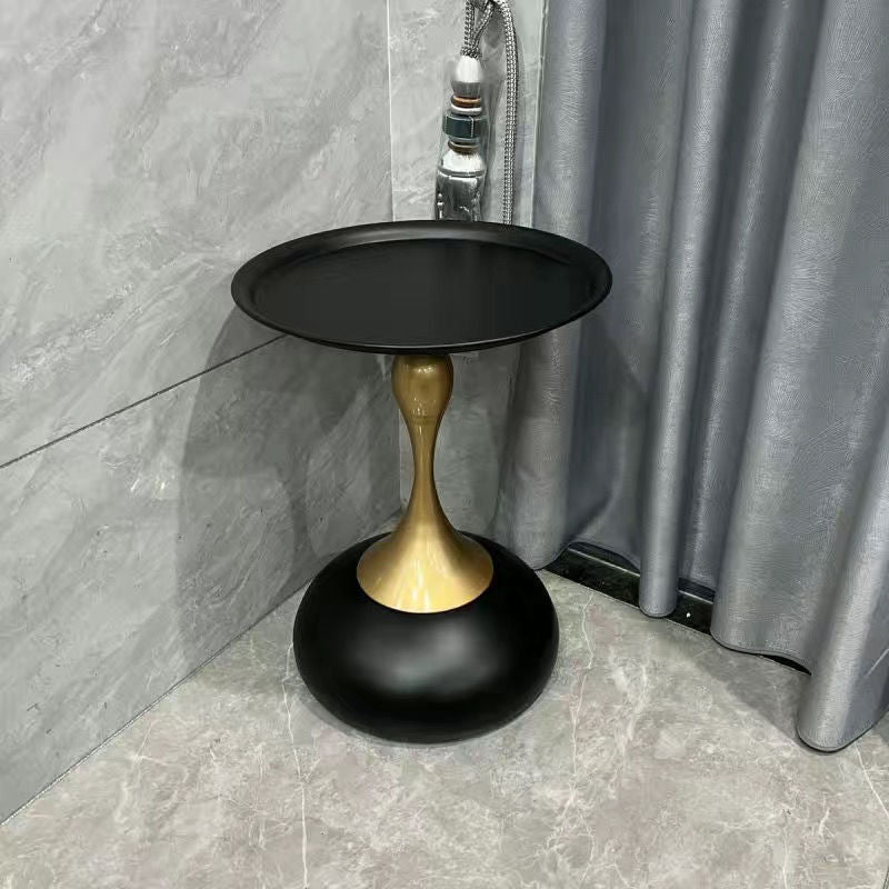 Iron Edge Small Apartment Coffee Table - IVOIRART.COM