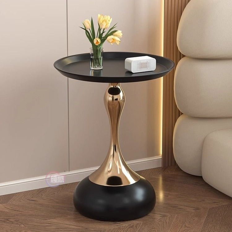 Iron Edge Small Apartment Coffee Table - IVOIRART.COM
