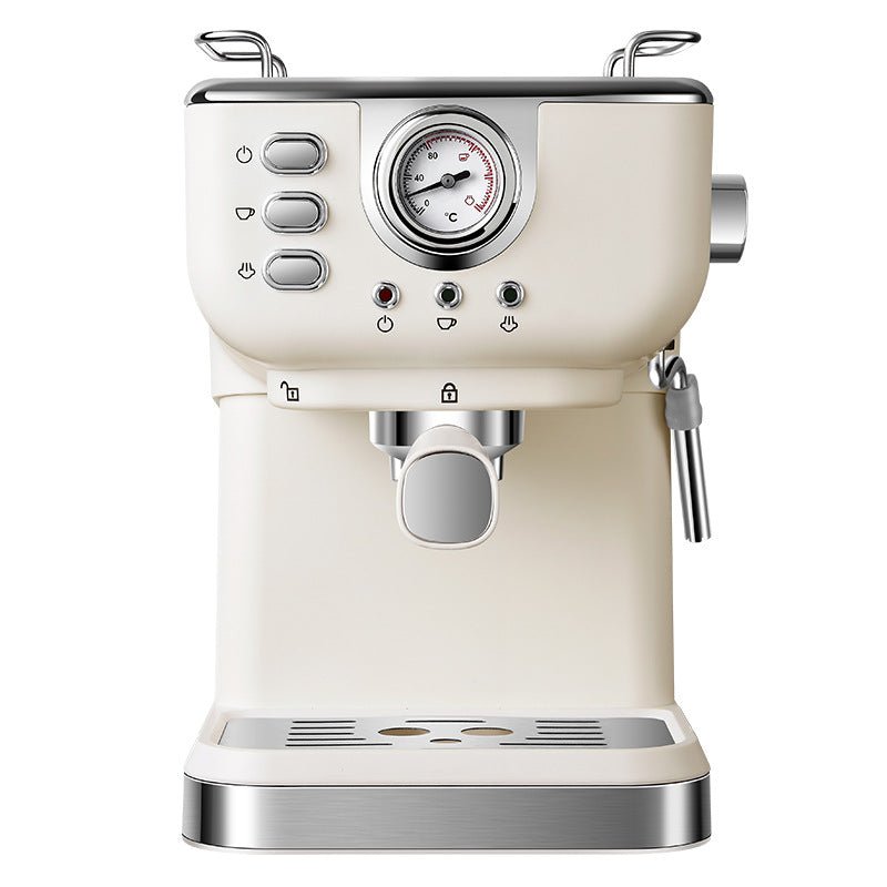 Italian Semi-automatic Household High-pressure Concentrated Steam Coffee Machine - IVOIRART.COM